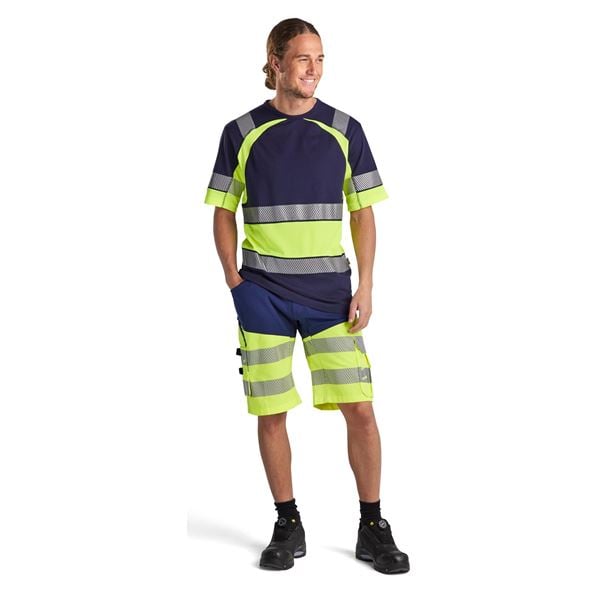 Blaklader 1541 Stretch High Vis Shorts