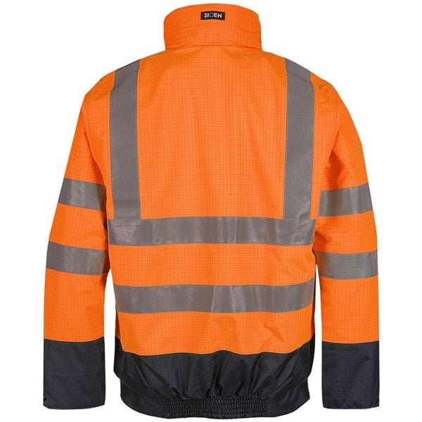 Sioen 9495 Waddington Multi Norm Orange High Vis Jacket