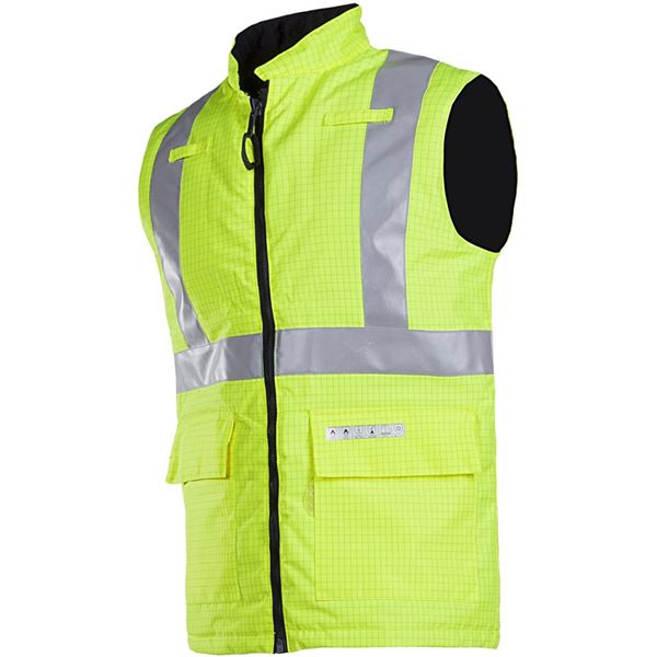 Sioen Sidney FR AST High Vis Yellow Body Warmer