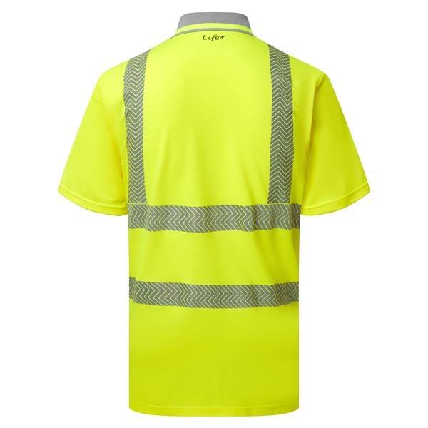 Pulsar Life LFE923 High Vis Yellow Polo Shirt