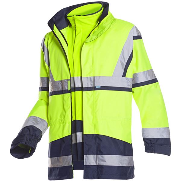 Siopor Ultra 401 Powell High Vis Yellow Jacket with Softshell