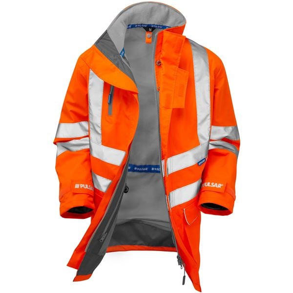 Pulsarail PR499 High Vis Unlined Storm Coat