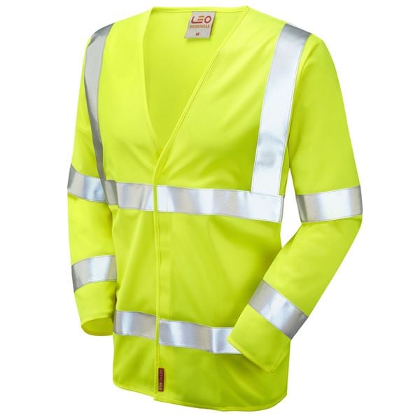 Leo S11 Parkham High Vis Long Sleeve FR Vest