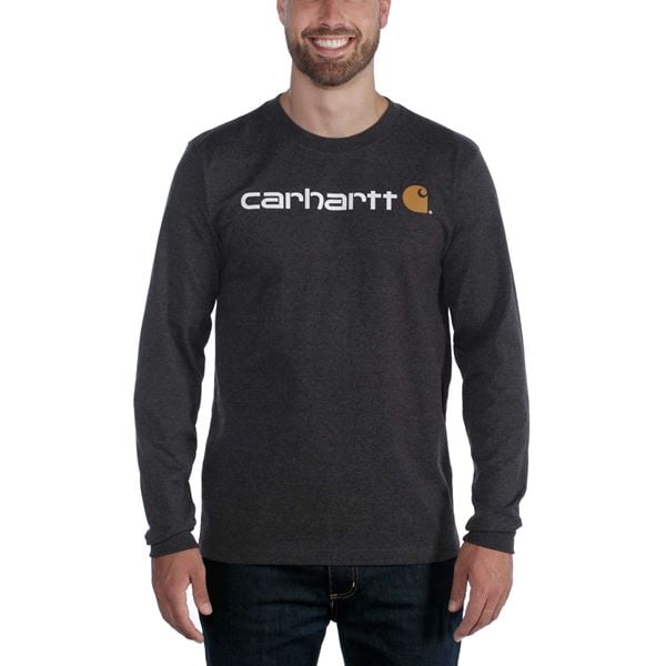 Carhartt Logo Relaxed Fit Long Sleeve T-shirt