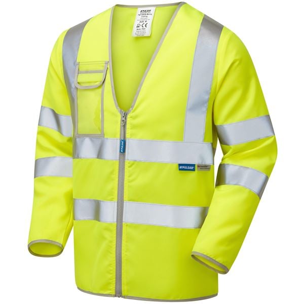 Pulsar P201 Long Sleeve High Vis Vest 