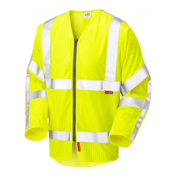 Leo S25 Huish FR AST Long Sleeved High Vis Vest