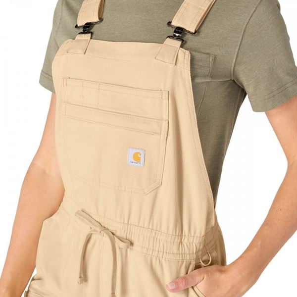 Carhartt Womens Ripstop Short Overalls