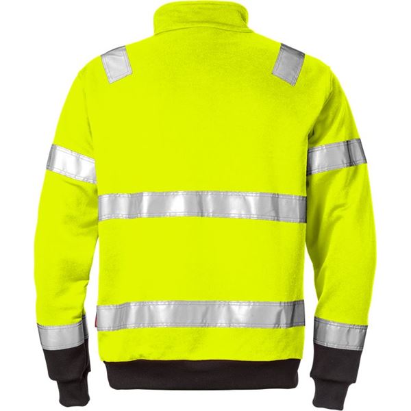 Fristads High Vis Half Zip Sweatshirt 728