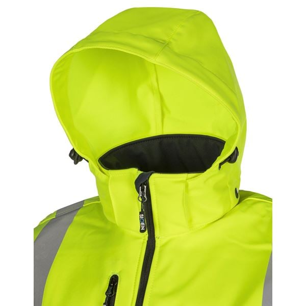 Sioen Fuller 9933 Soft Shell High Vis Yellow Jacket