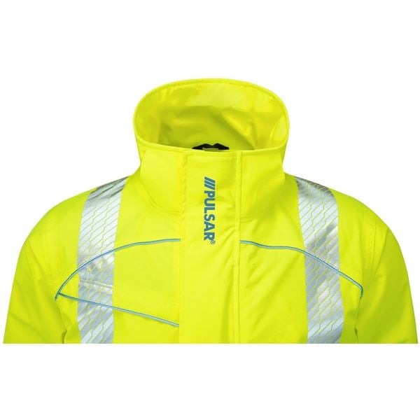 Pulsar EVO103 High Vis Yellow Bomber Jacket With Hood