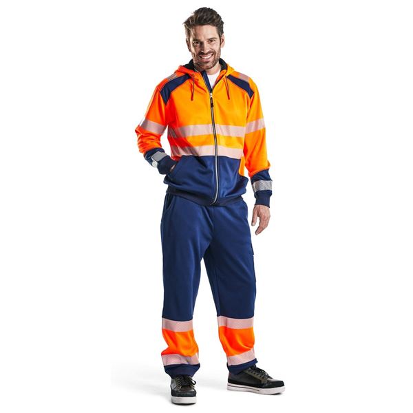 Blaklader 3546 High Vis Hooded Sweatshirt
