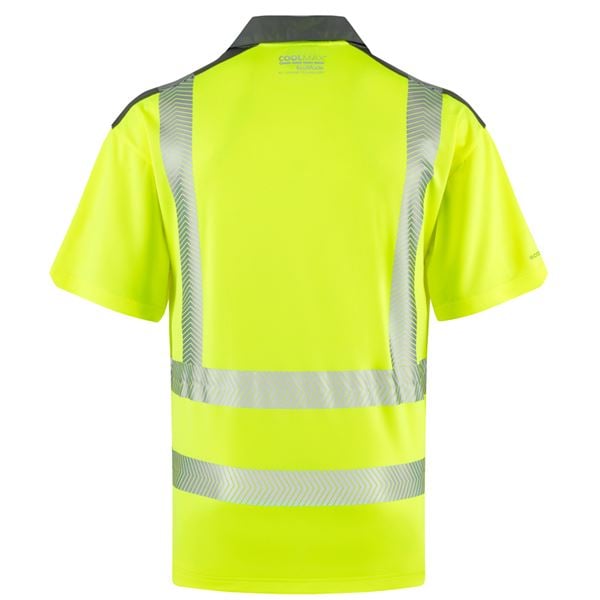 Leo P12 Trimstone Coolmax High Vis Polo
