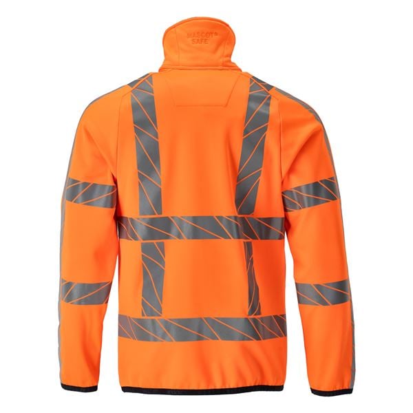 Mascot 24103 Hi Vis Orange Zipped Fleece