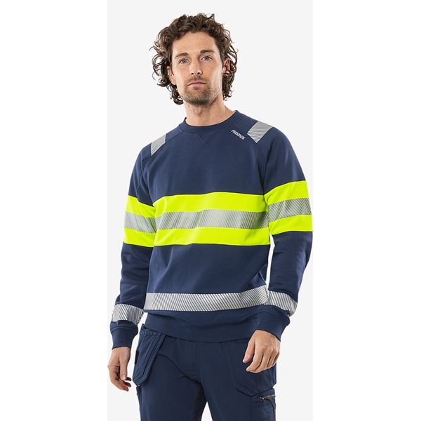 Fristads 7530 High Vis Stretch Sweatshirt
