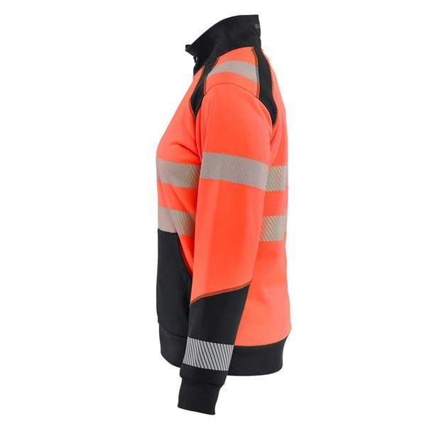 Blaklader 3508 Womens Hi-Vis Zipped Sweatshirt