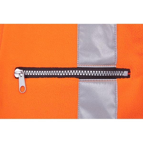 Sioen Kingley 497 High Vis Orange Navy Fleece
