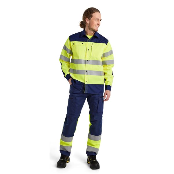 Blaklader 1551 High Vis Stretch Trouser