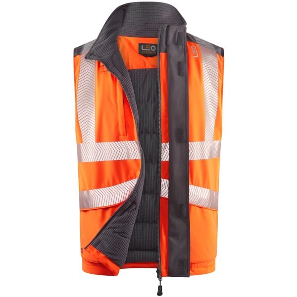 Leo BW02 Halsinger High Vis Bodywarmer