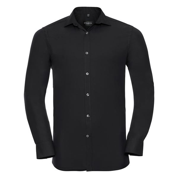 Russell 960M Long Sleeve Fitted Stretch Shirt