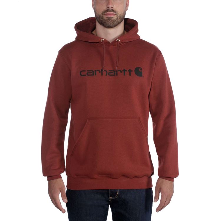 Carhartt Signature Logo Hooded Sweatshirt