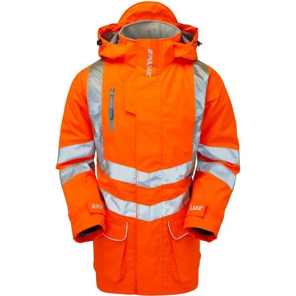 Pulsarail PR502 High Vis Lined Storm Coat