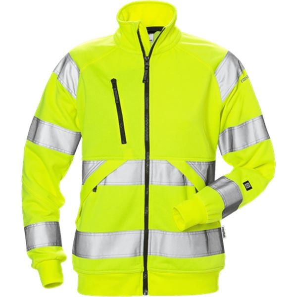 Fristads 7427 High Vis Womans sweat jacket