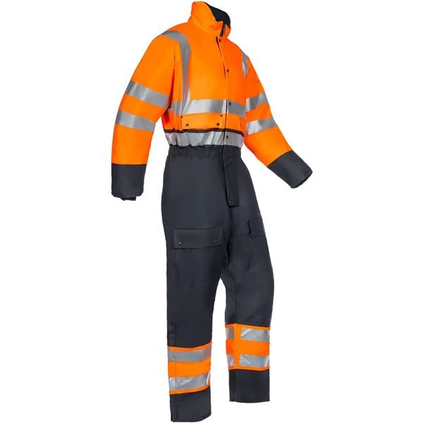 Flexothane Rabaul 5616 High Vis Orange Thermal Overalls