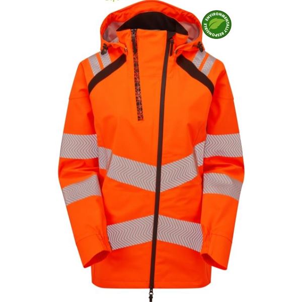 Pulsar Life LFE910 Waterproof High Vis Orange Shell Jacket