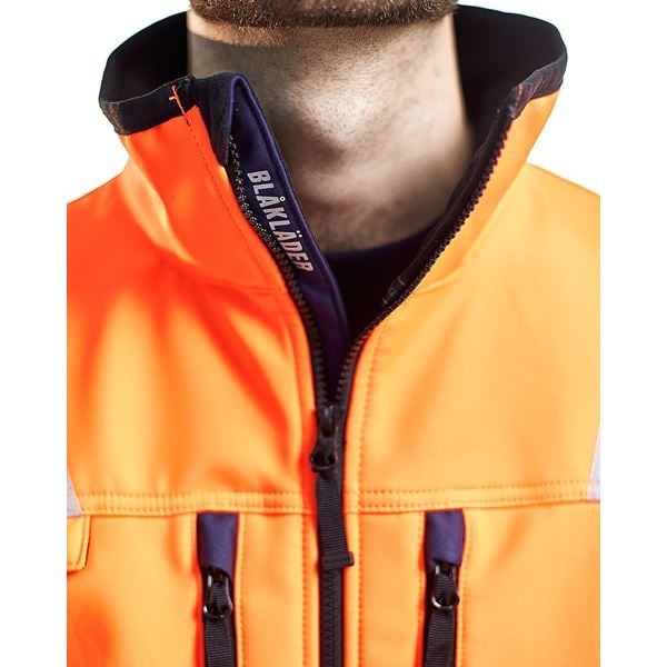 Blaklader 4900 High Vis Softshell Jacket