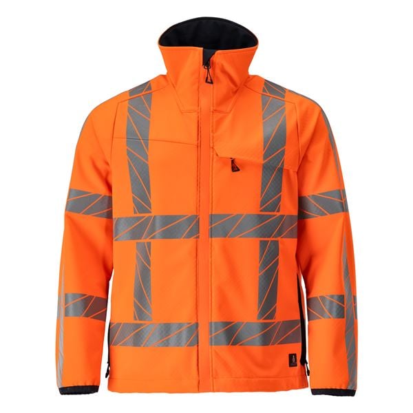 Mascot 24002 Hi Vis Orange Softshell Jacket