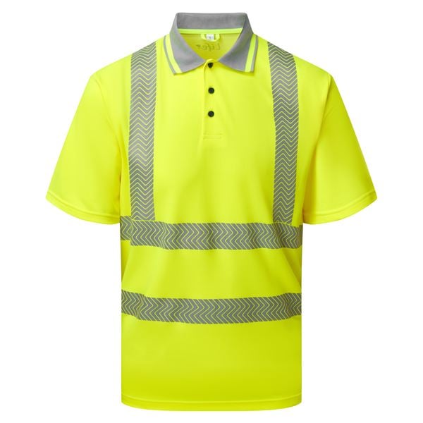 Pulsar Life LFE923 High Vis Yellow Polo Shirt
