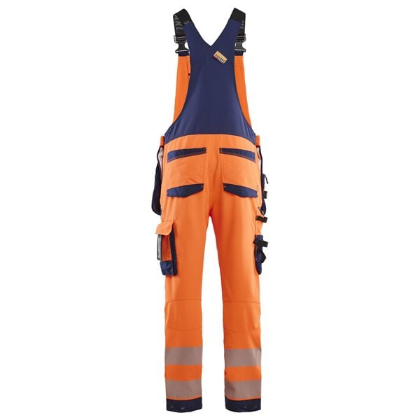 Blaklader 2626 Hi-Vis Stretch Bib and Brace Overalls