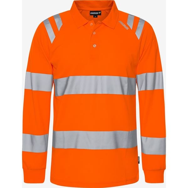 Fristads 7864High Vis Long Sleeve Polo Shirt