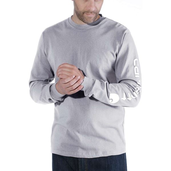Carhartt Relaxed Fit Long Sleeve Logo T-shirt