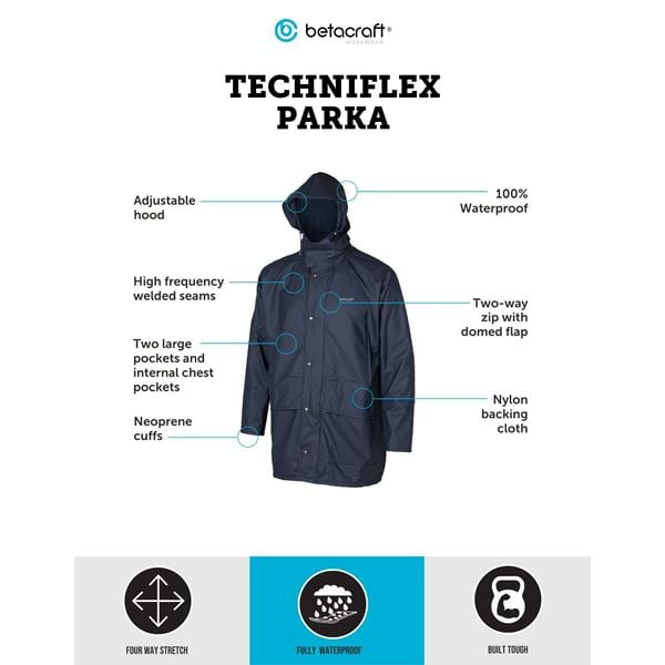 Betacraft 7014 Techniflex Waterproof Parka