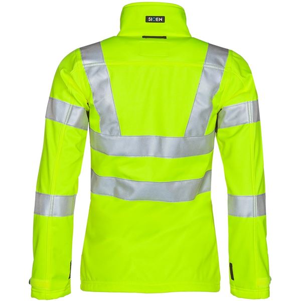 Sioen 547A Jerica Womens High Vis Soft Shell Jacket
