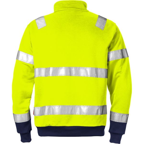 Fristads High Vis Half Zip Sweatshirt 728