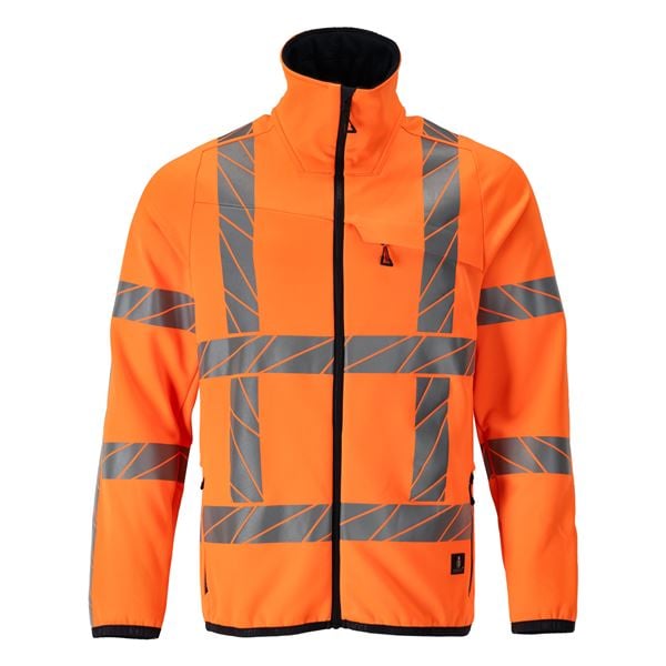 Mascot 24103 Hi Vis Orange Zipped Fleece