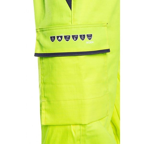 Sioen 013 Royan High Vis Yellow Arc Trousers
