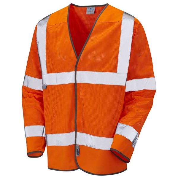 Leo S04 Fremington Coolviz Long Sleeve High Vis Vest