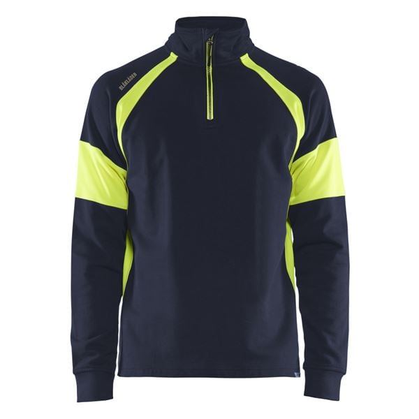 Blaklader 3550 Sweatshirt With Hi-Vis Panels