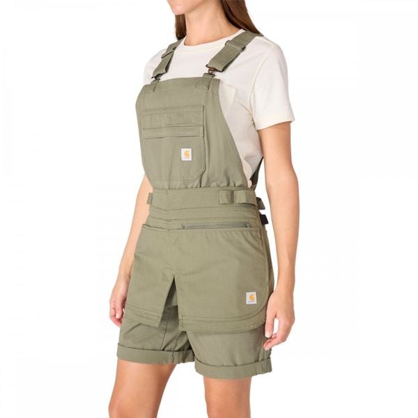 Carhartt Womens Ripstop Short Overalls