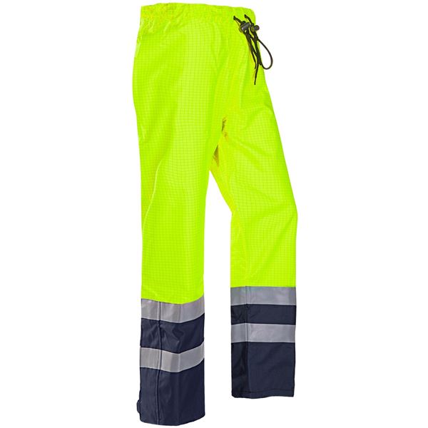 Sioen 5729 Gladstone High Vis Yellow FR AST Rain Trousers