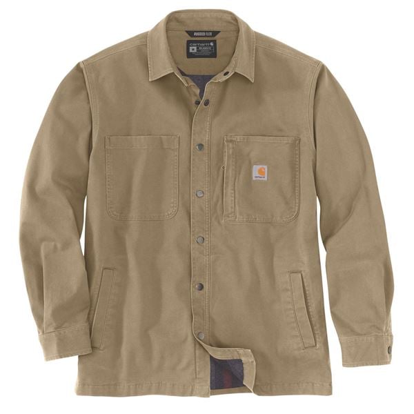 Carhartt 105532 Fleece Lined Canvas Shirt Jacket