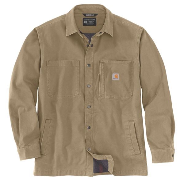 Carhartt 105532 Fleece Lined Relaxed Fit Canvas Shirt Jacket