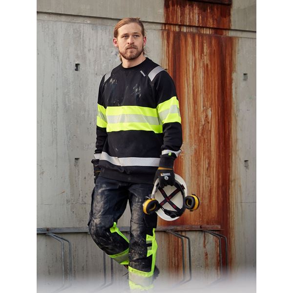 Fristads 7530 High Vis Stretch Sweatshirt