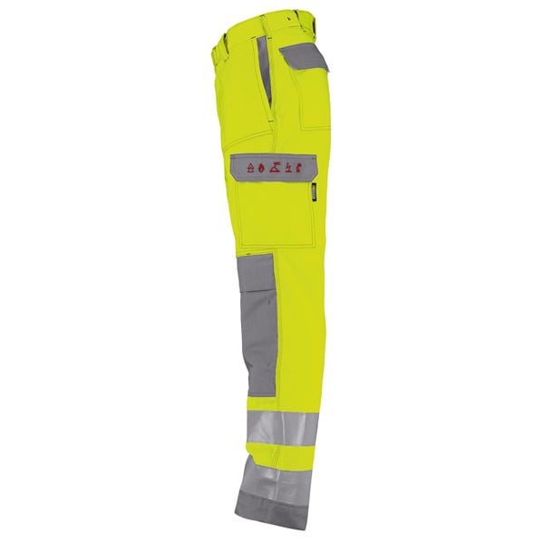 Dassy Manchester High Vis Yellow Multi-Norm Work Trousers