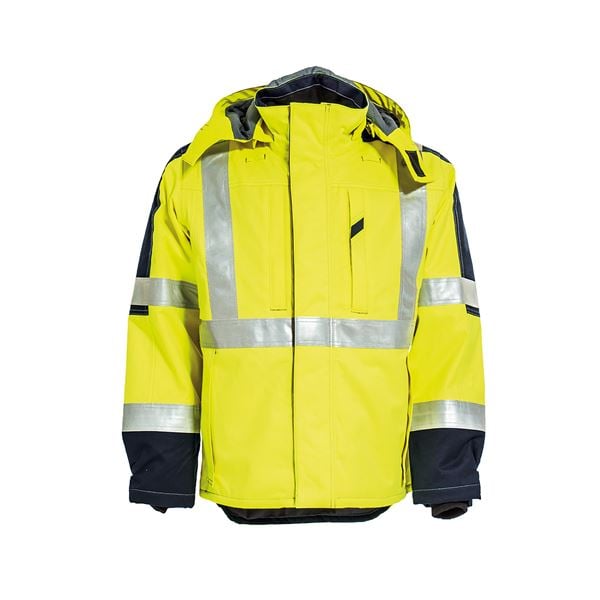 Tranemo 5009 Cantex FR High Vis Winter Jacket with Hood