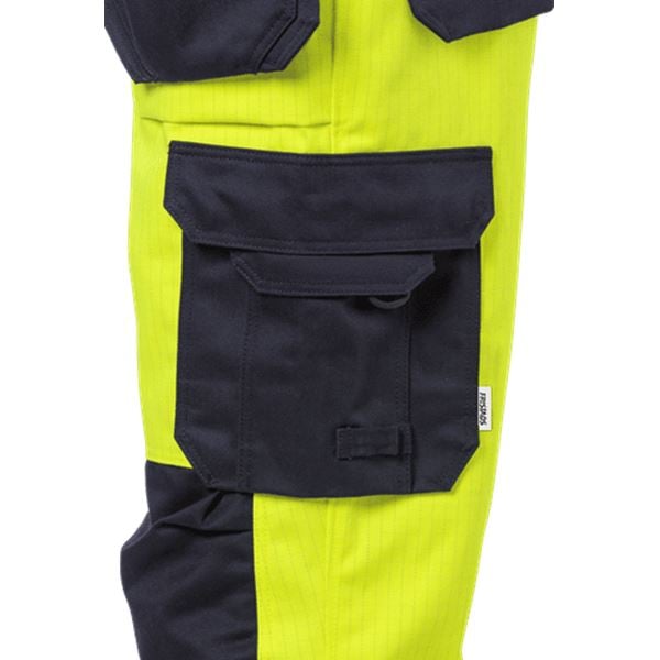 Fristads 2584 High Vis Yellow FR Work Trousers