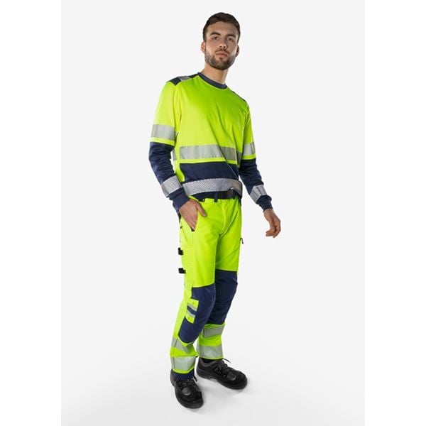 Fristads 2645 High Vis Stretch Work Trousers